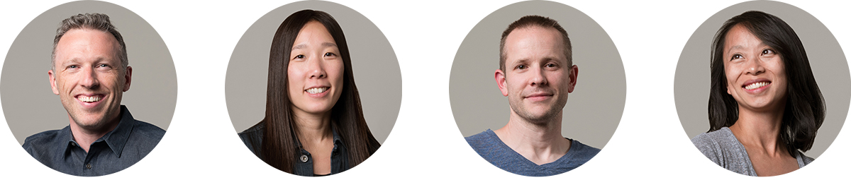 Honor founders Seth Sternberg, Sandy Jen, Cameron Ring, and Monica Lo