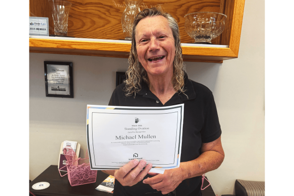 March Care Pro of the Month Michael M